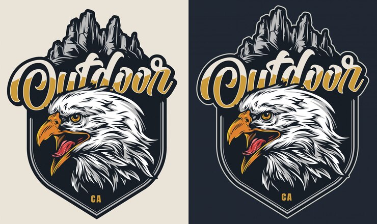 Vector Gratis colorful wildlife badge