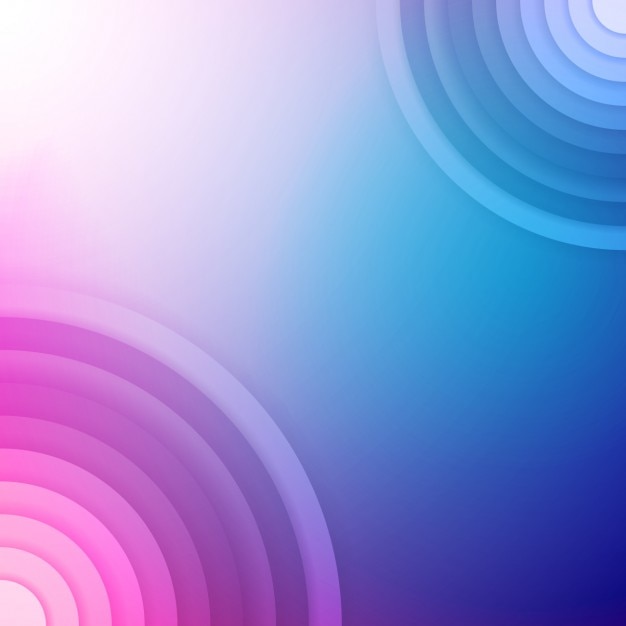 Vector Gratis coloured with circles shapes background