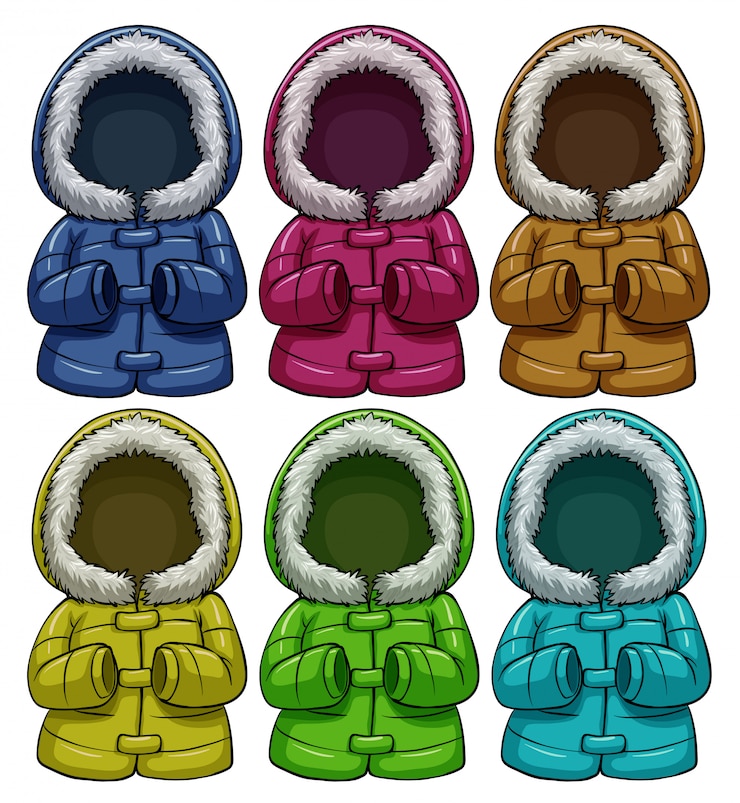 Vector Gratis colourful jackets