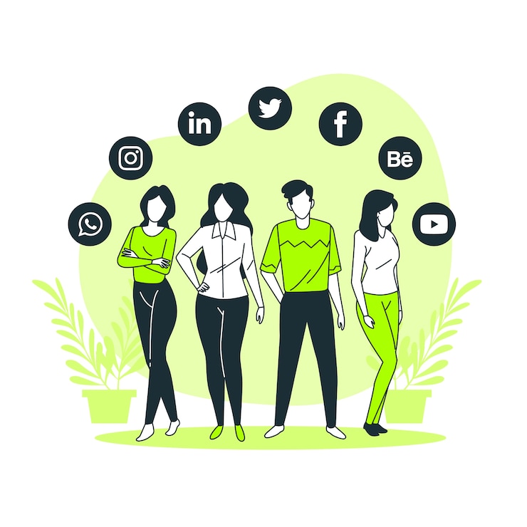 Vector Gratis community concept illustration