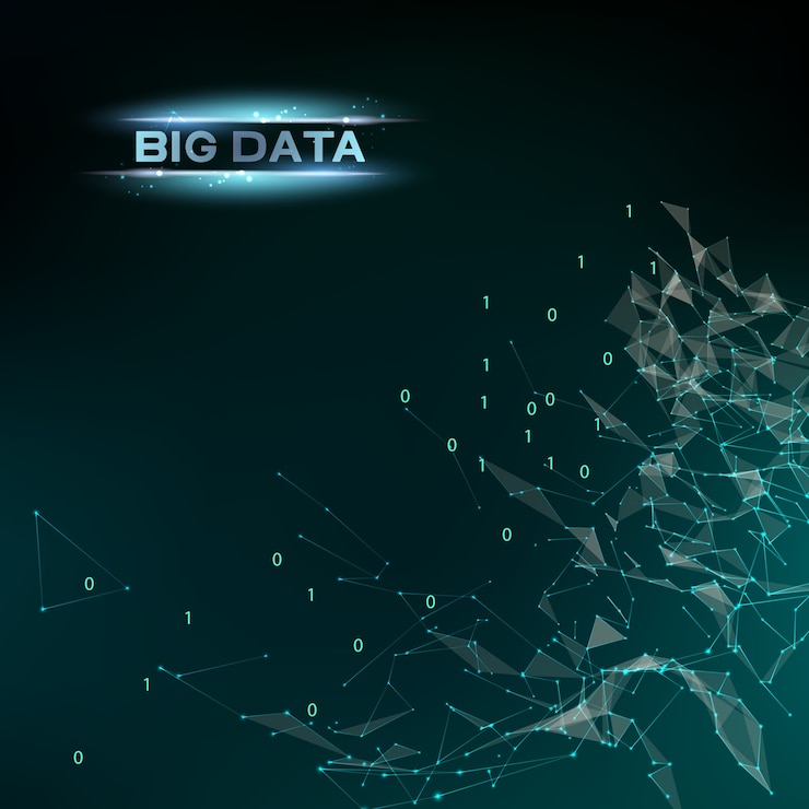 Vector Gratis computer technology and big data.