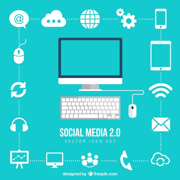 Vector Gratis connection icons set