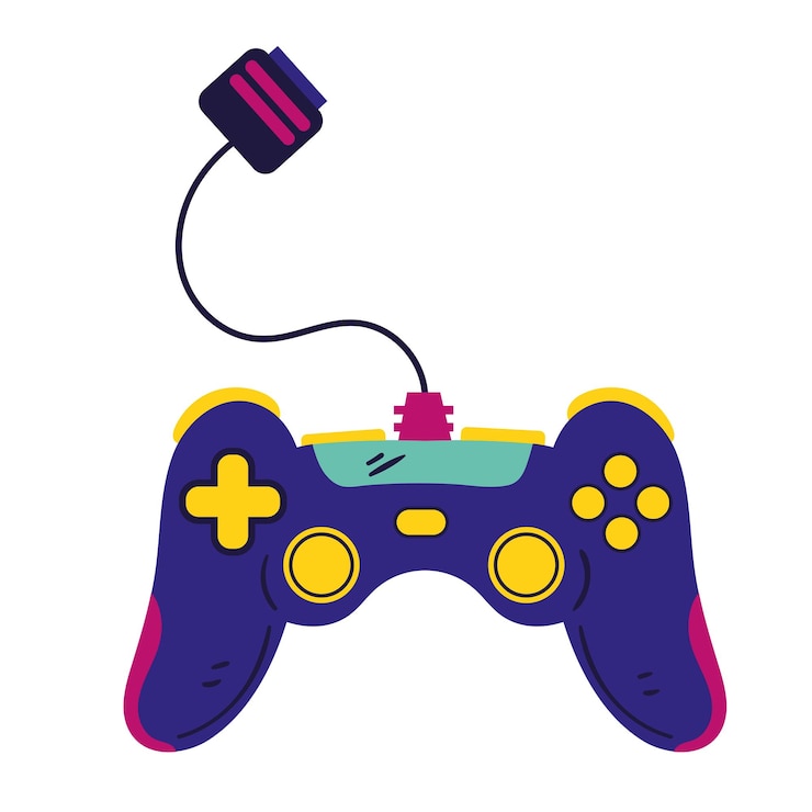 Vector Gratis controls video game joystick