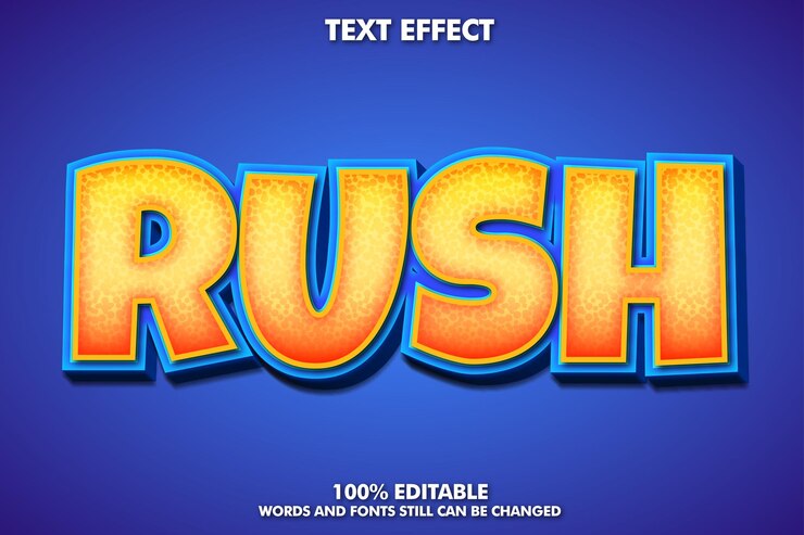 Vector Gratis cool and charm cartoon text effect