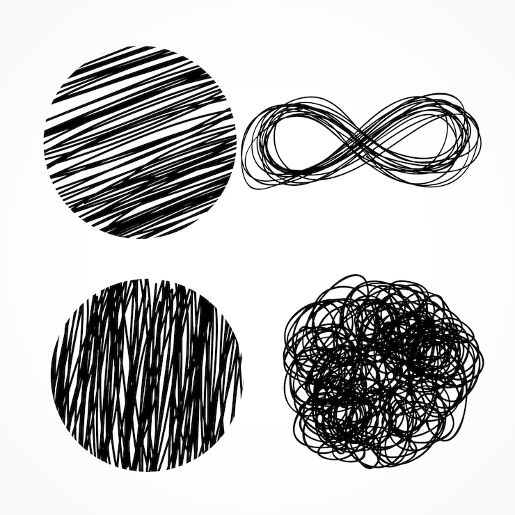Vector Gratis coretan pena tinta