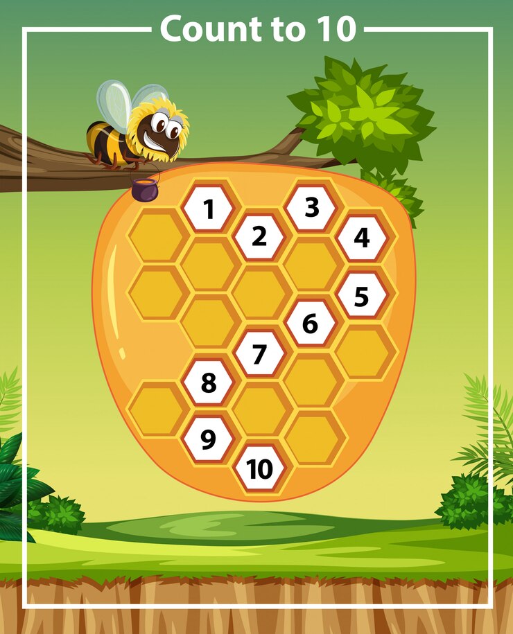 Vector Gratis count number to ten