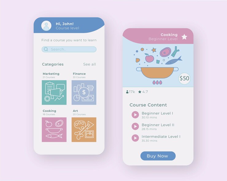 Vector Gratis course app
