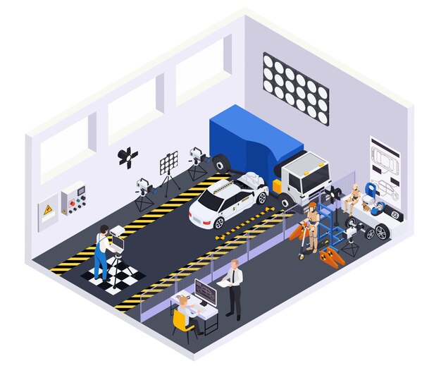 crash test truck composition