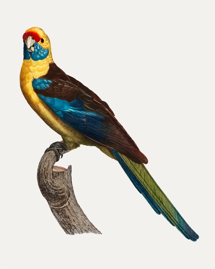 Vector Gratis crimson rosella