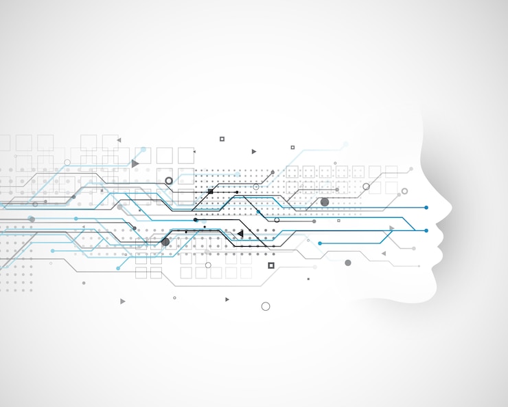 Vector Gratis cyber technology concept design 