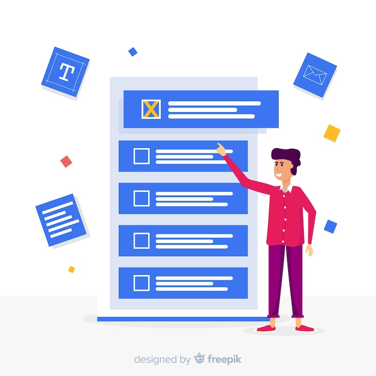 Vector Gratis daftar periksa raksasa