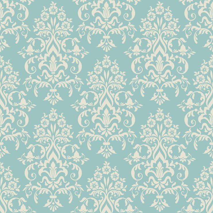 Vector Gratis damask seamless pattern background