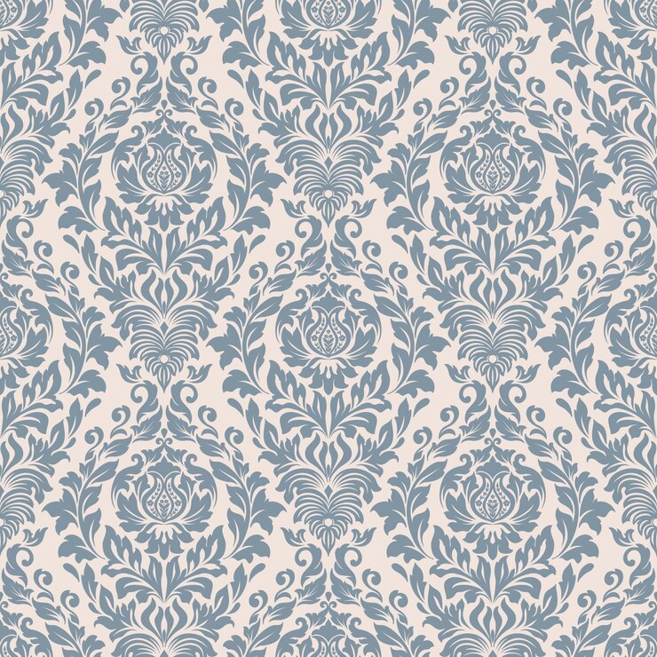 Vector Gratis damask seamless pattern background