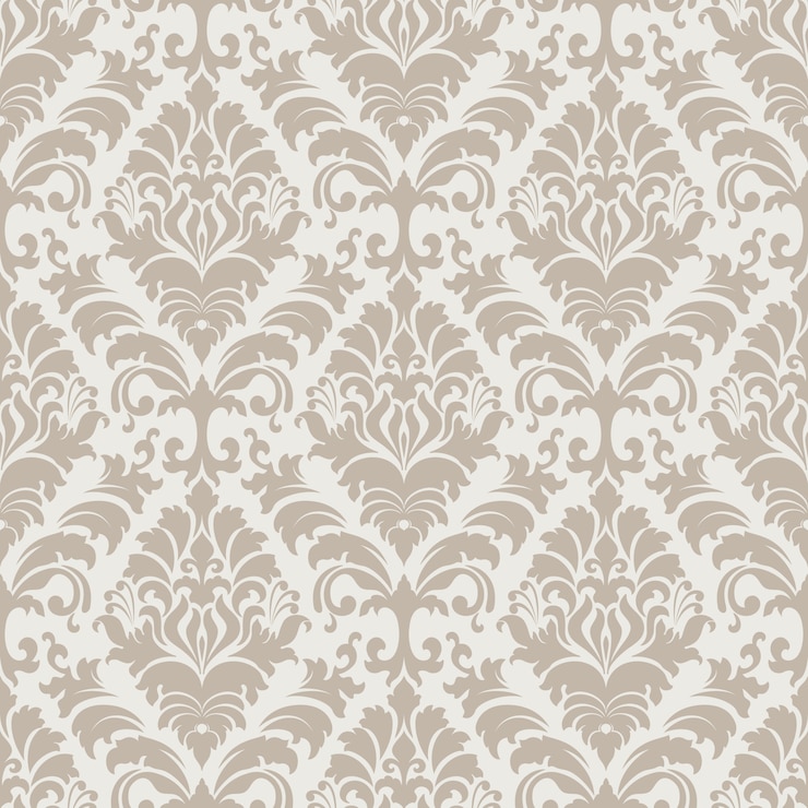 Vector Gratis damask seamless pattern background
