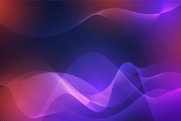 Vector Gratis dark wavy luxury abstraction background