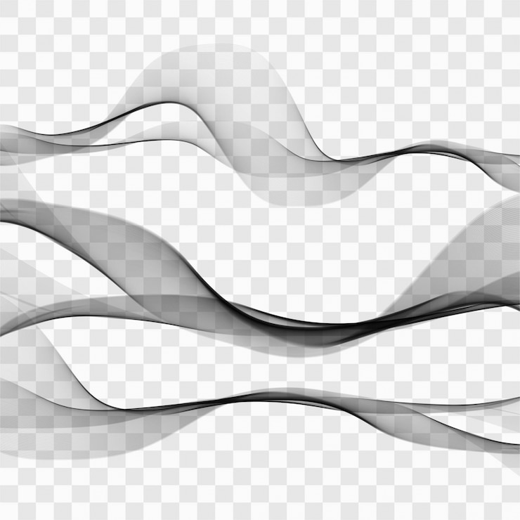Vector Gratis dark wavy shapes