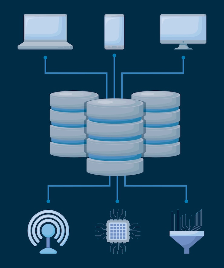 Vector Gratis data center  