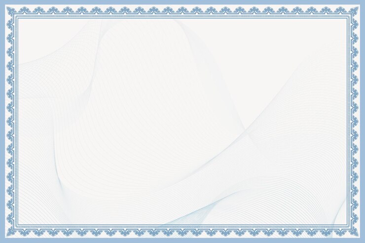 Vector Gratis decorative frame background, blue vintage flower design vector