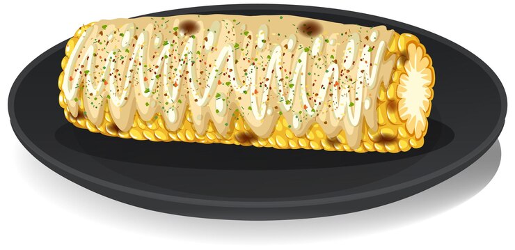 Vector Gratis delicious mexican street corn