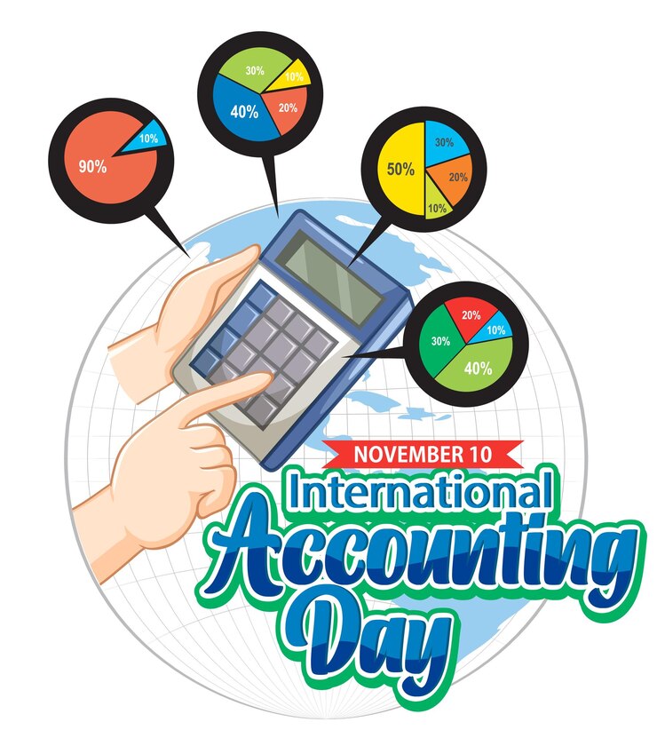 Vector Gratis desain banner hari akuntansi internasional