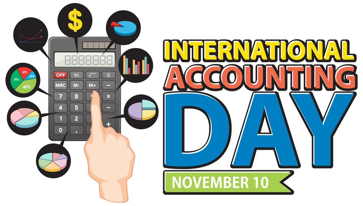 Vector Gratis desain banner hari akuntansi internasional