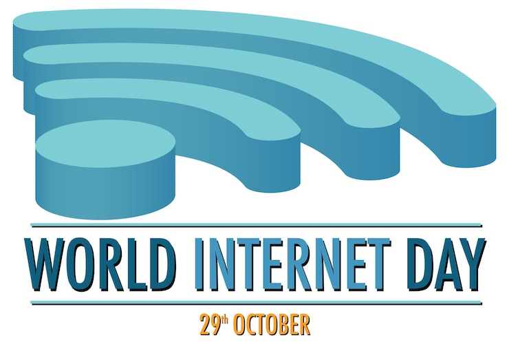 Vector Gratis desain banner hari internet sedunia