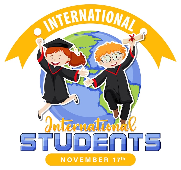 Vector Gratis desain banner hari pelajar internasional