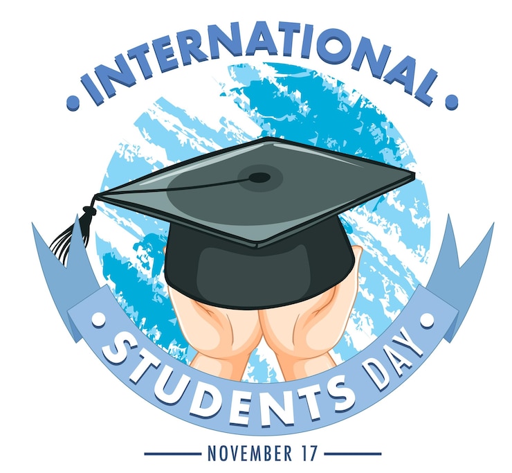 Vector Gratis desain banner hari pelajar internasional