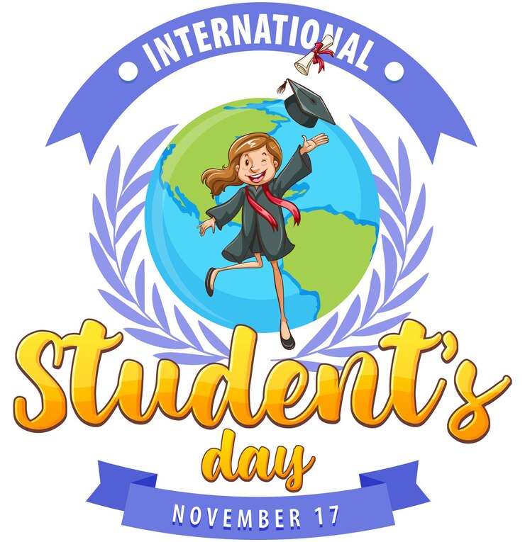 Vector Gratis desain banner hari pelajar internasional