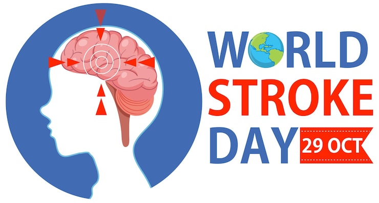 Vector Gratis desain banner hari stroke sedunia
