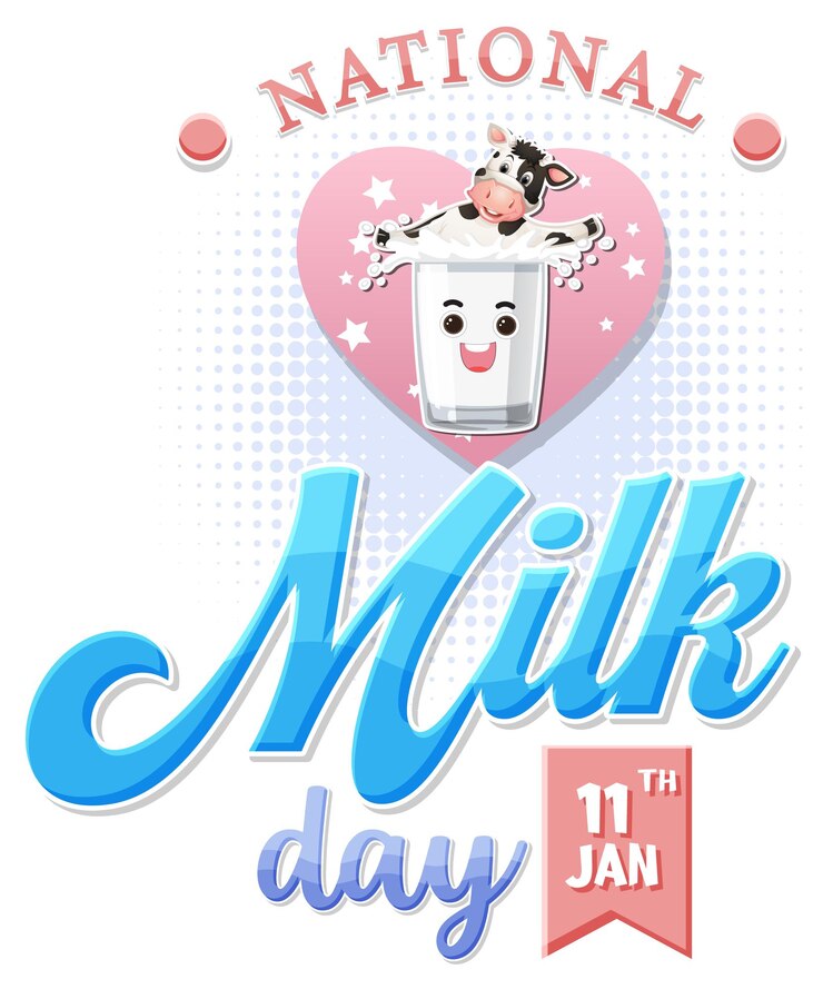 Vector Gratis desain banner hari susu nasional