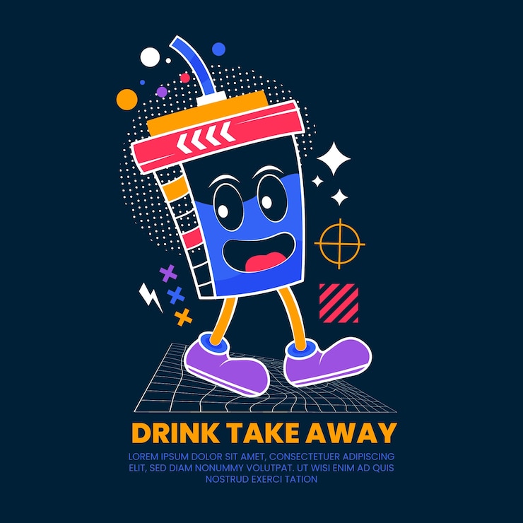 Vector Gratis desain digambar tangan untuk ilustrasi pakaian jalanan