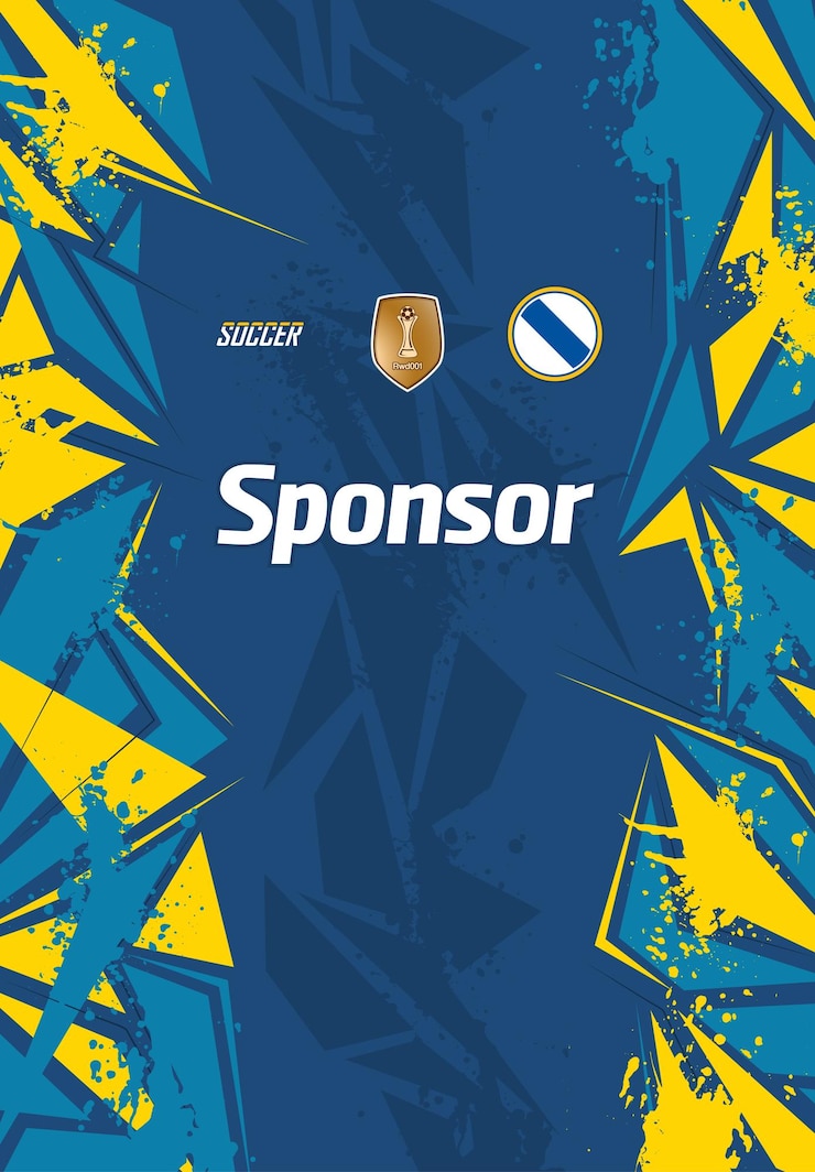 Desain jersey sepak bola untuk sublimasi