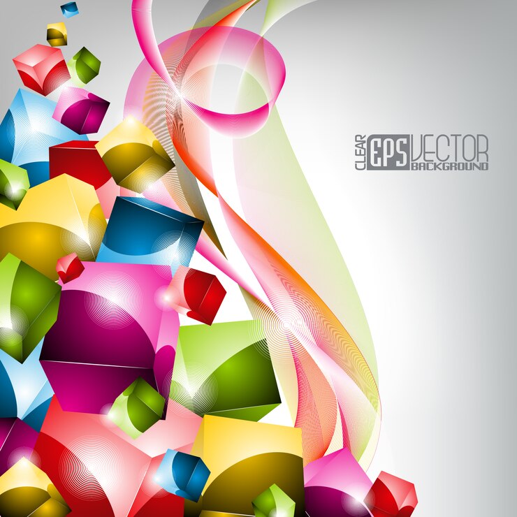 Vector Gratis desain latar belakang abstrak