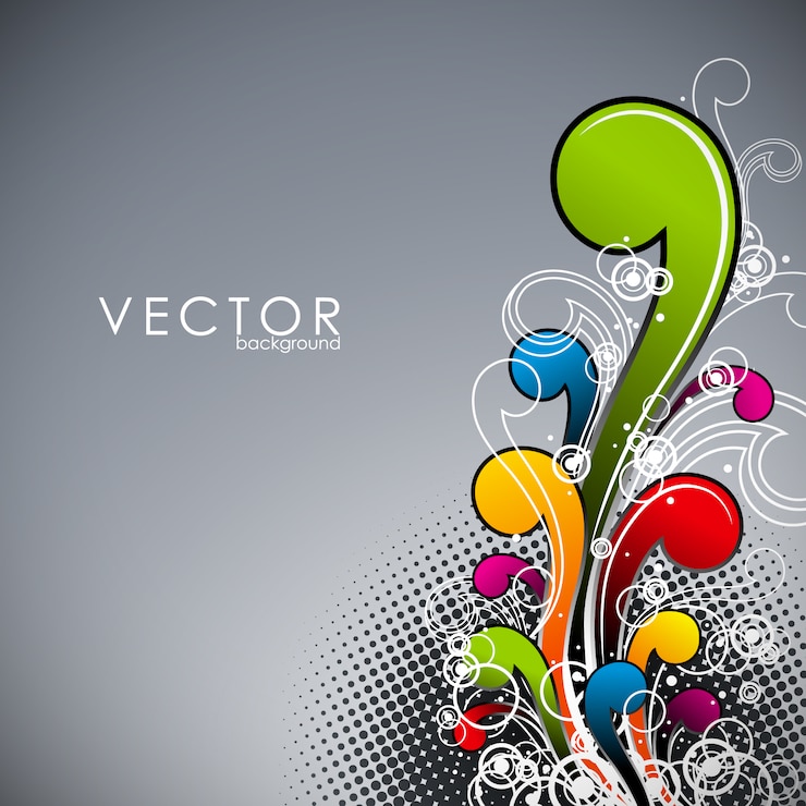 Vector Gratis desain latar belakang abstrak