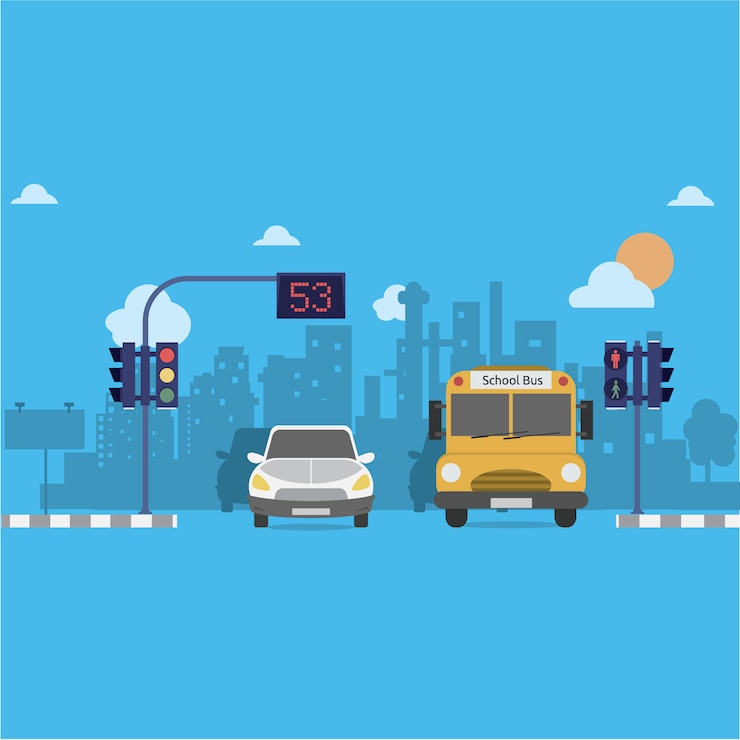 Vector Gratis desain latar belakang kota