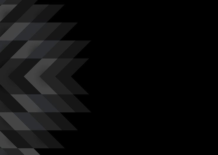Vector Gratis desain latar belakang modern 3d hitam