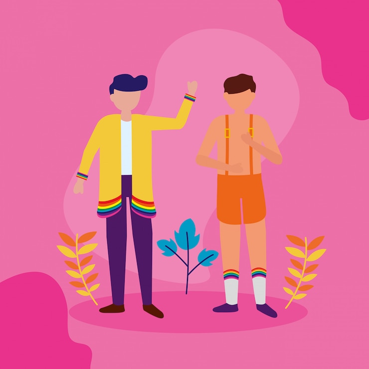 Vector Gratis desain lgbtq komunitas queer