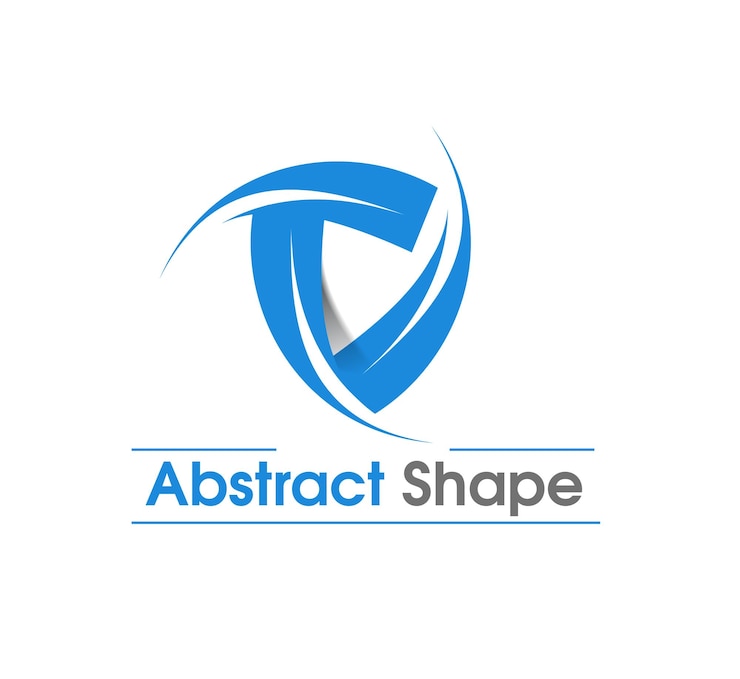 Vector Gratis desain logo abstrak vektor korporat identitas branding