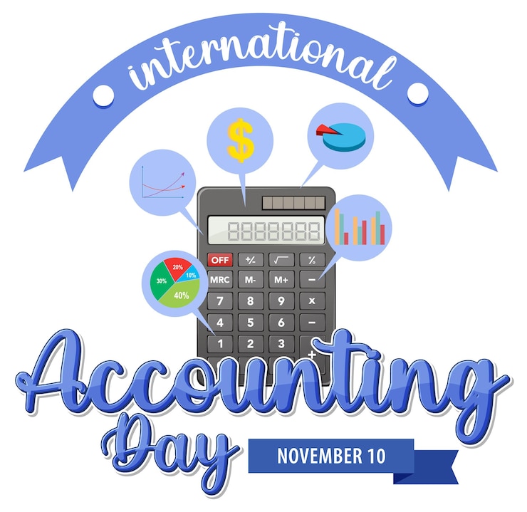 Vector Gratis desain logo hari akuntansi internasional