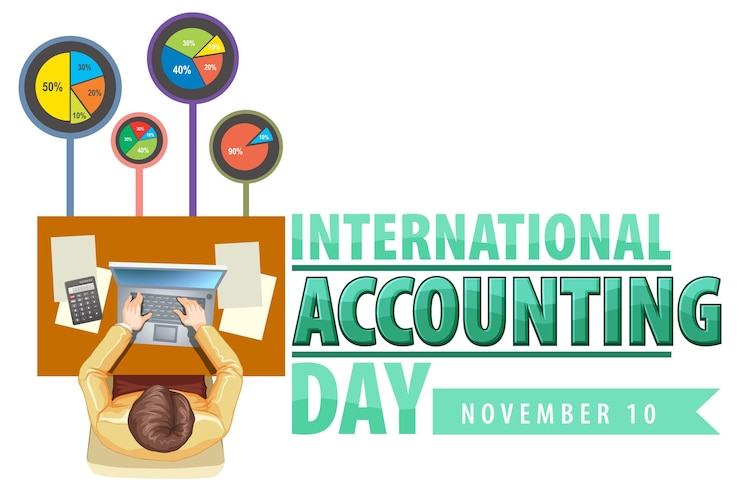 Vector Gratis desain logo hari akuntansi internasional