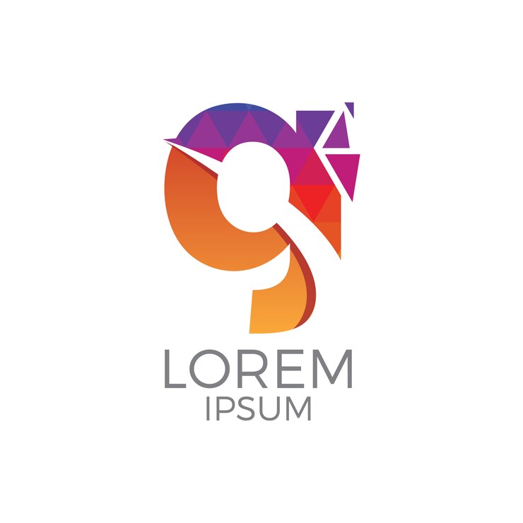 Vector Gratis desain logo huruf g