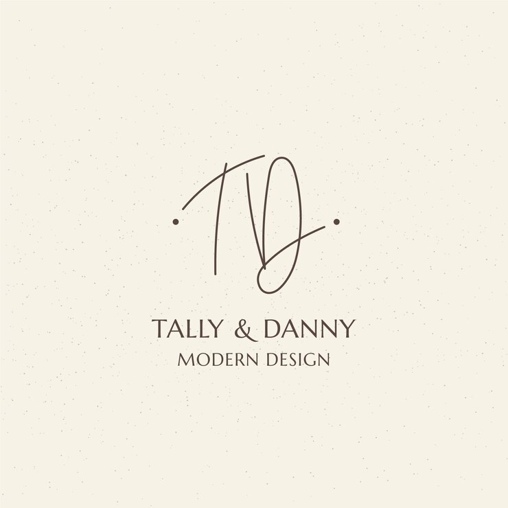 Vector Gratis desain logo monogram td
