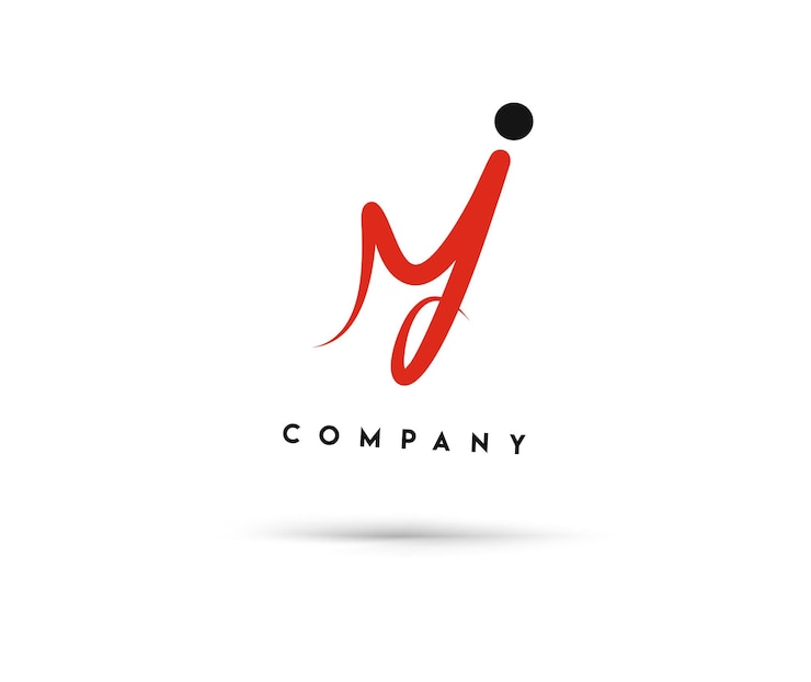 Vector Gratis desain logo vektor korporat identitas merek m.