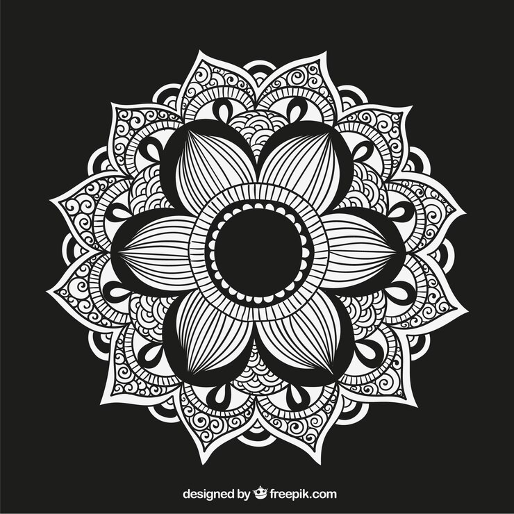 Vector Gratis desain mandala