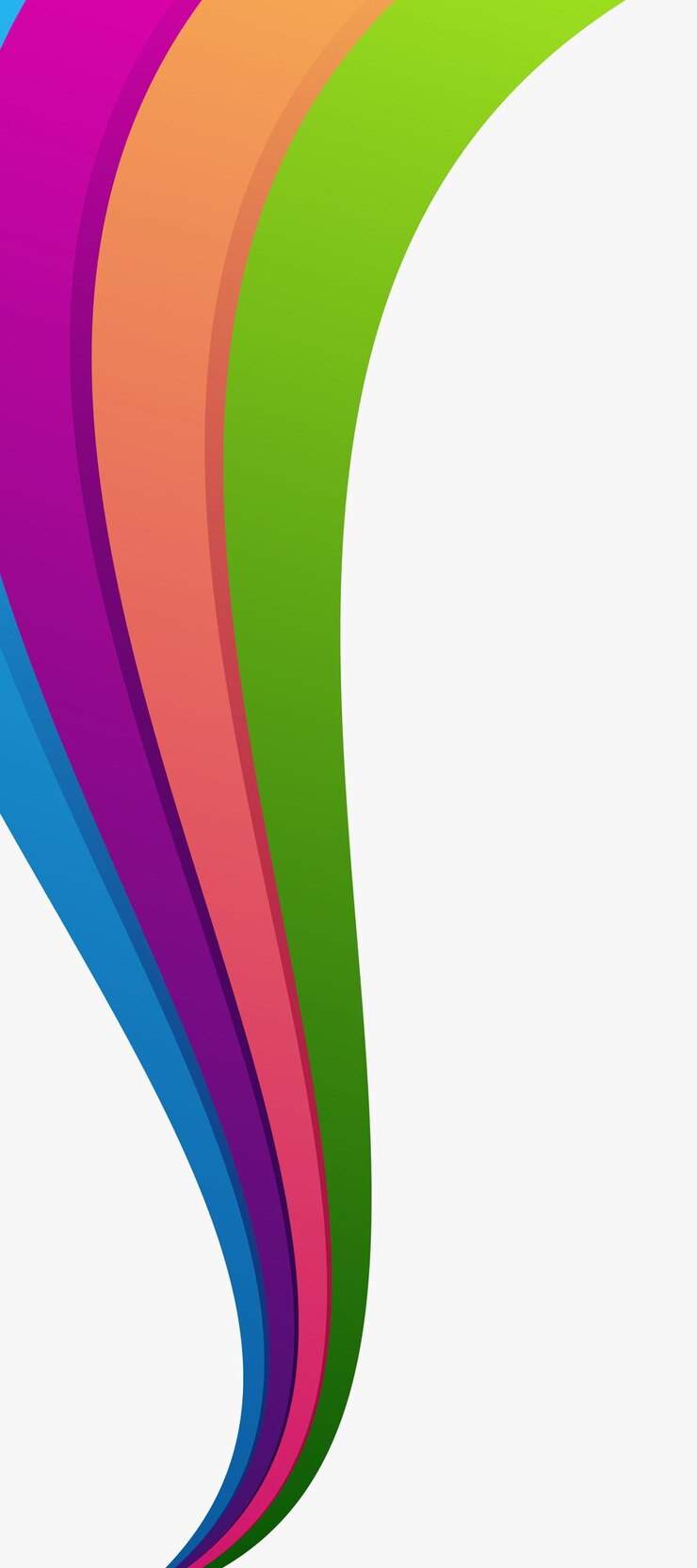 Vector Gratis desain modern latar belakang gradien warna-warni