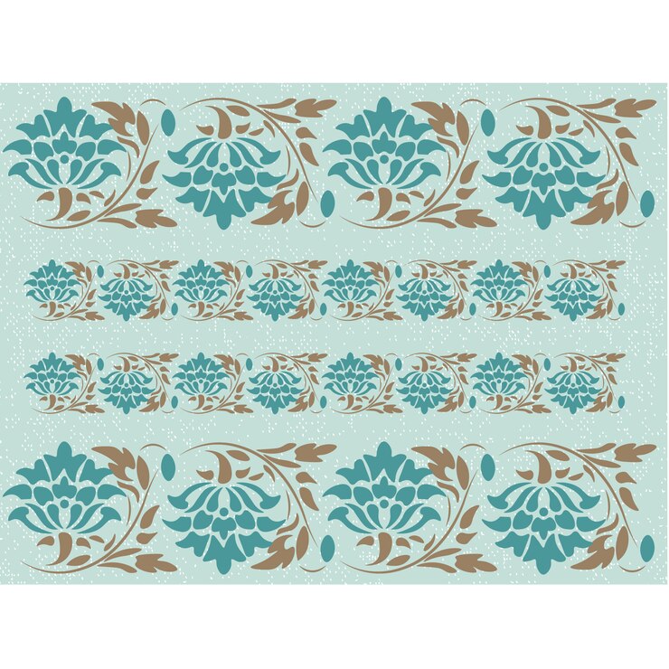 Vector Gratis desain ornamen bunga