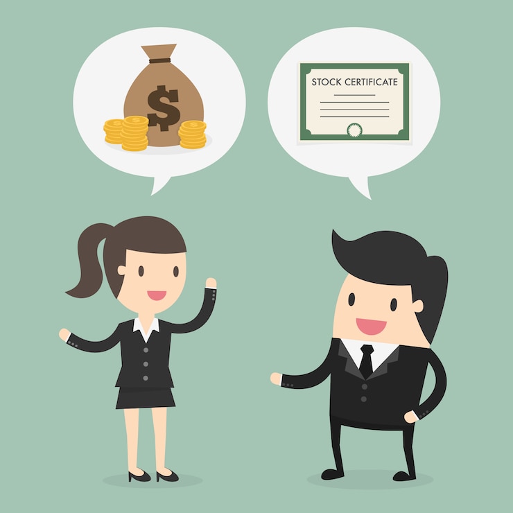 Vector Gratis desain pengusaha dan wanita bisnis