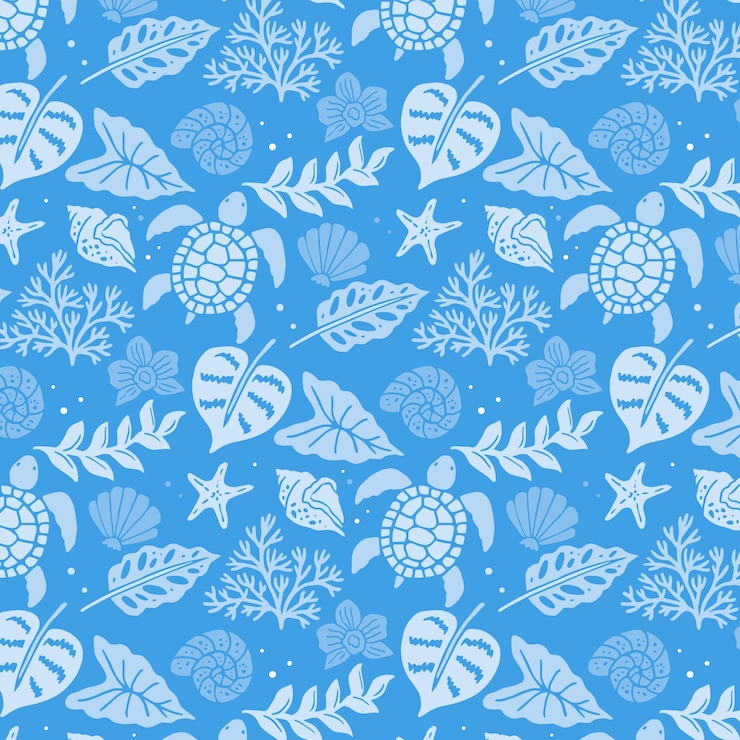 Vector Gratis desain pola duotone musim panas desain datar