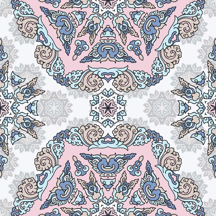 Vector Gratis desain pola geometris